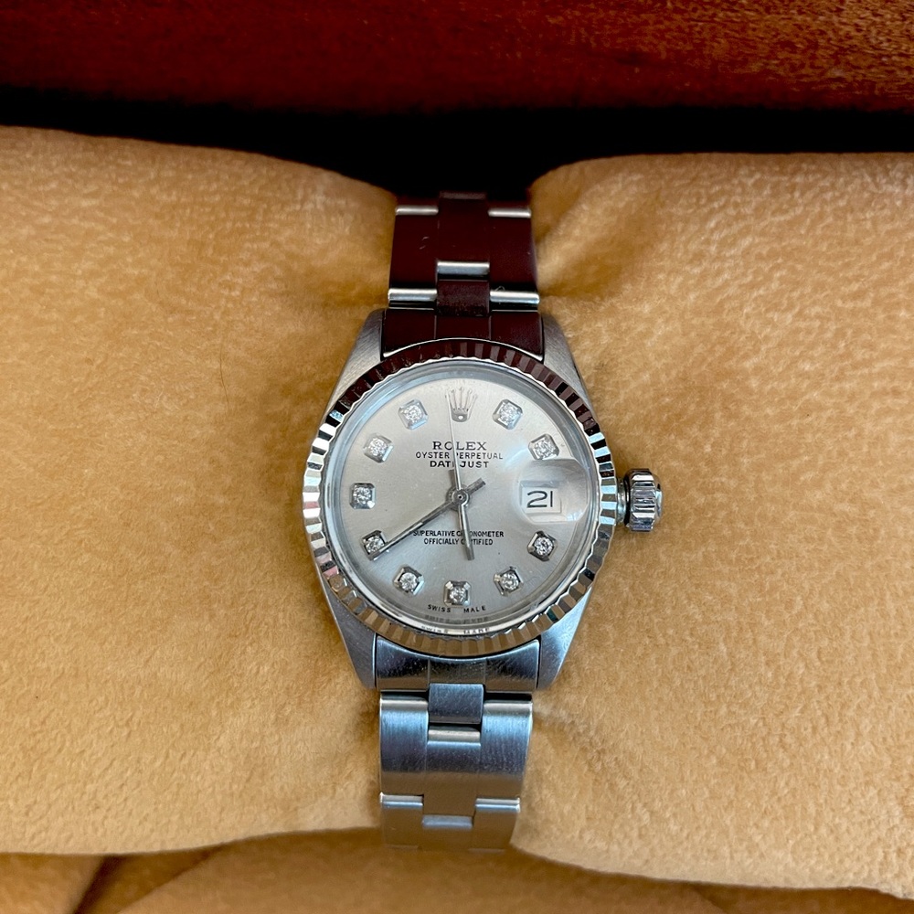 Rolex Ladies Datejust 6917 Diamond Dial 26mm